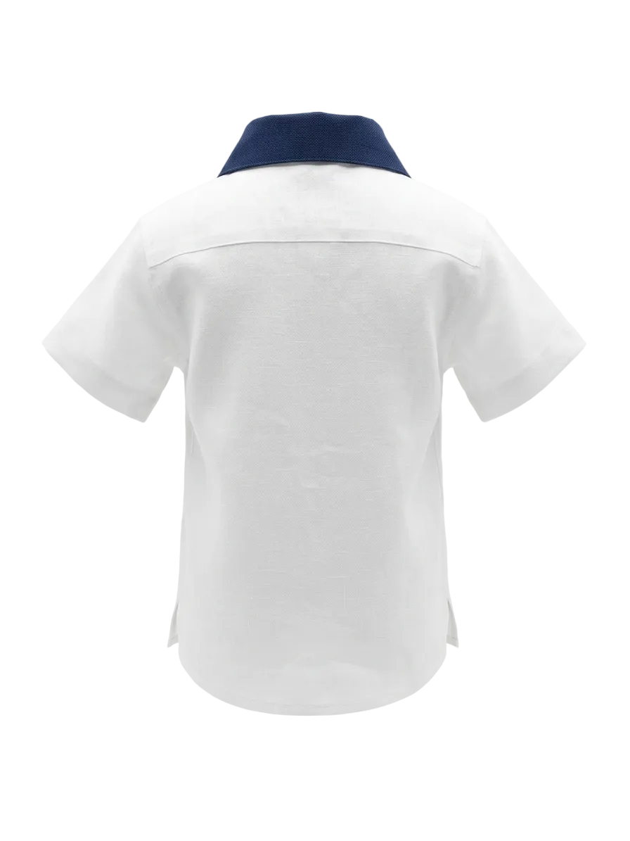 Camicia Polo Bicolore Bimbo M./C.