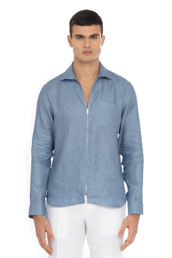 Camicia Zip Uomo