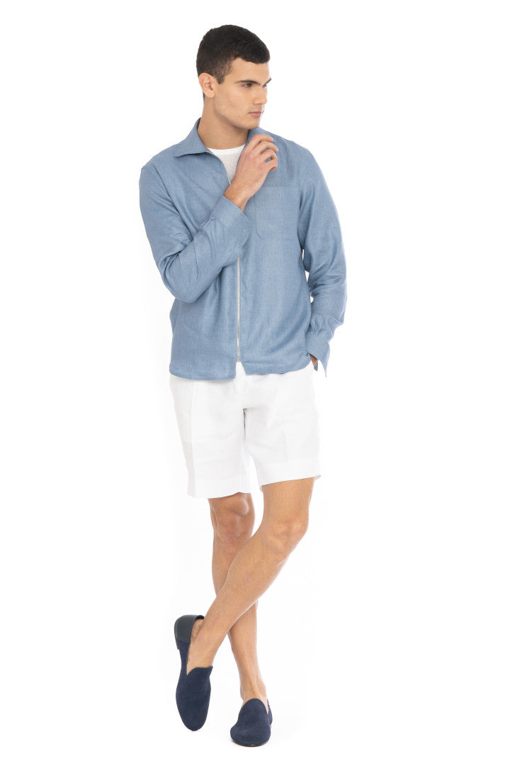 Camicia Zip Uomo