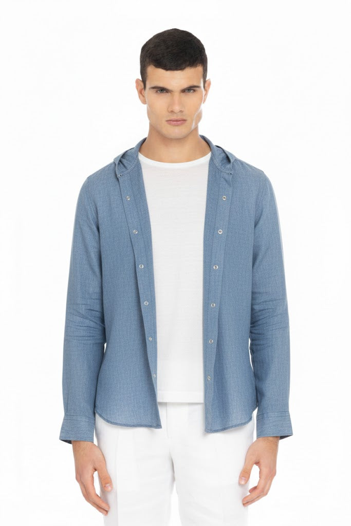Camicia Cappuccio Uomo
