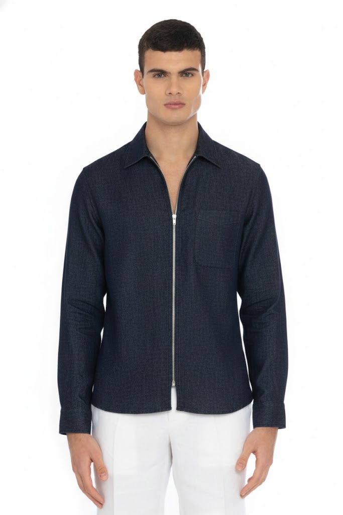 Camicia Zip Uomo