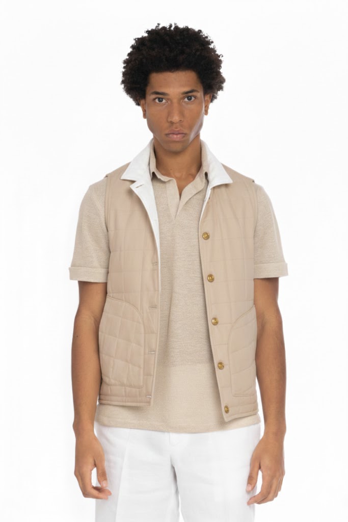 Gilet Trapuntato Uomo