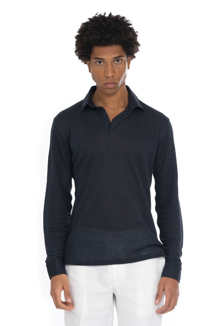 Autori Capresi Golf Polo Shirt - Long Sleeve